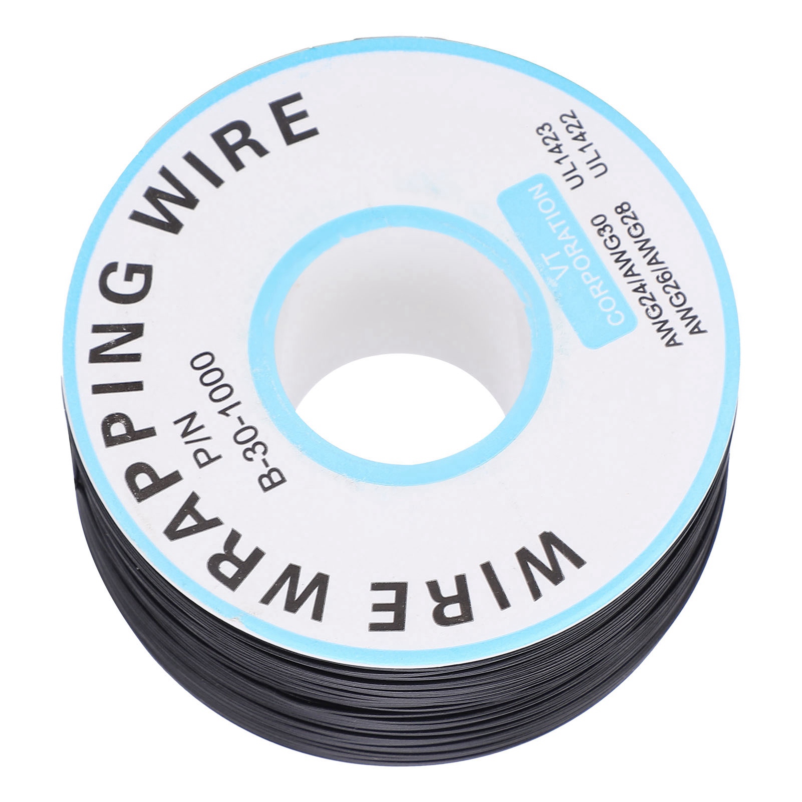 Câble De Connexion Électronique Monoconducteur En Cuivre Pour Circuit Imprimé, Fil Volant, Fil Enroulé, Noir