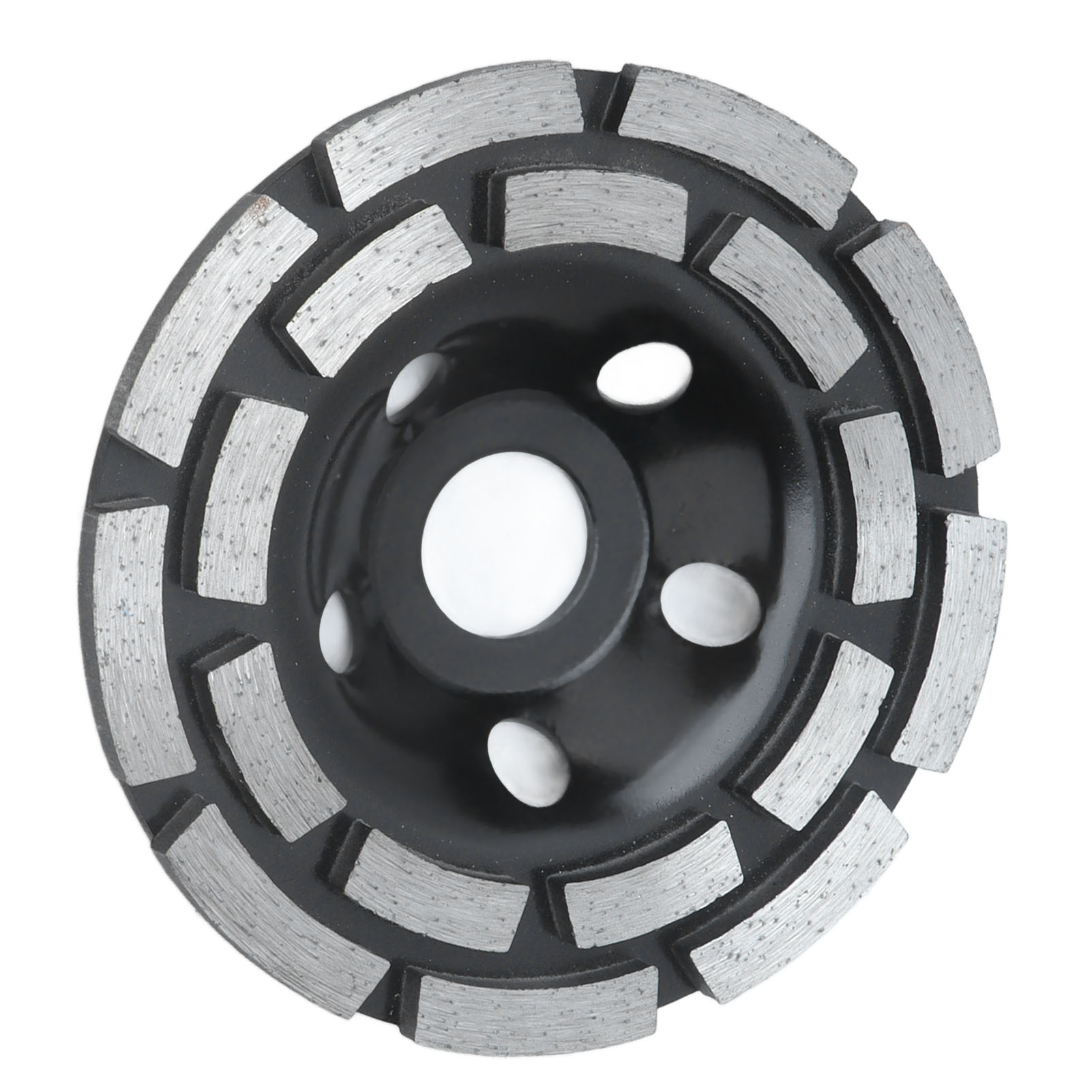 Meule Diamantée À Vibrations Réduites, Kit De 115 Mm De Diamètre, Noire, Pour Pierre Et Béton.