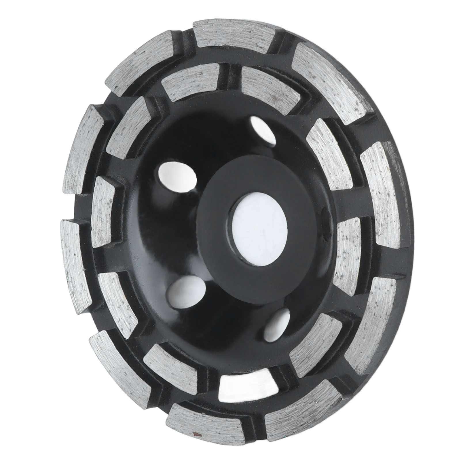 Meule Diamantée À Vibrations Réduites, Kit De 125 Mm De Diamètre, Noire, Pour Pierre Et Béton.