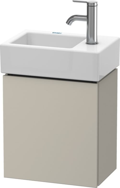 Duravit Waschtischunterschrank L-Cube 36,4x24,1x40cm, wandhängend, Tür li, Tau matt