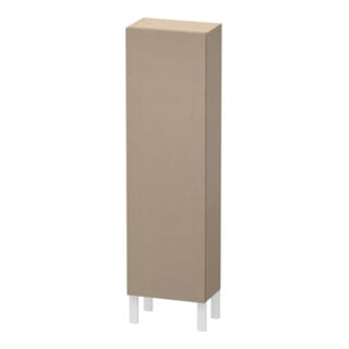Duravit Halbhochschrank L-Cube 40x24,3x132cm, Tür links, leinen