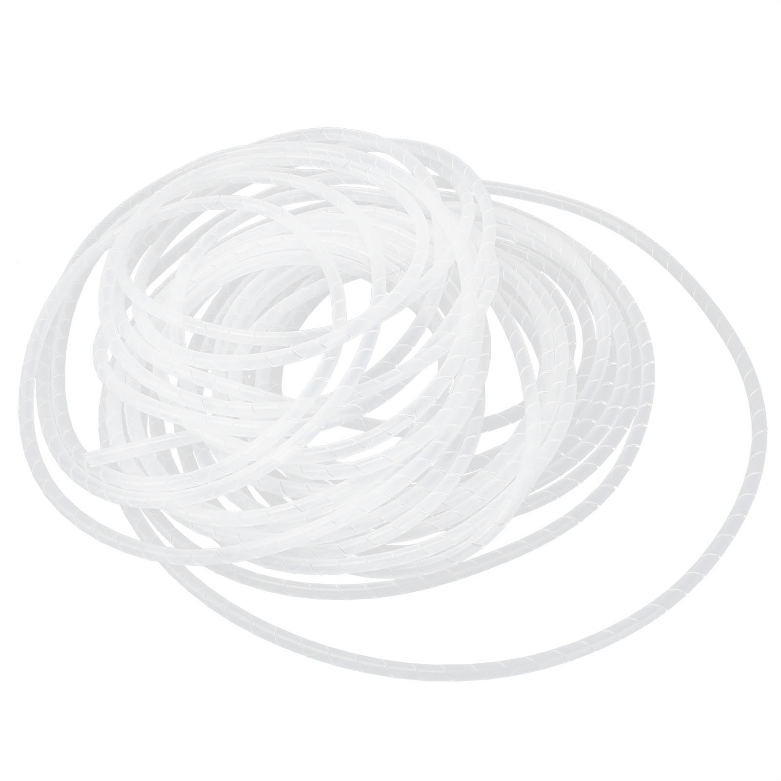 Enrouleur De Câble Spiralé, Gaine Flexible, Organisateur De Câbles, Support De Gestion, Blanc, Φ25‑2 Mètres