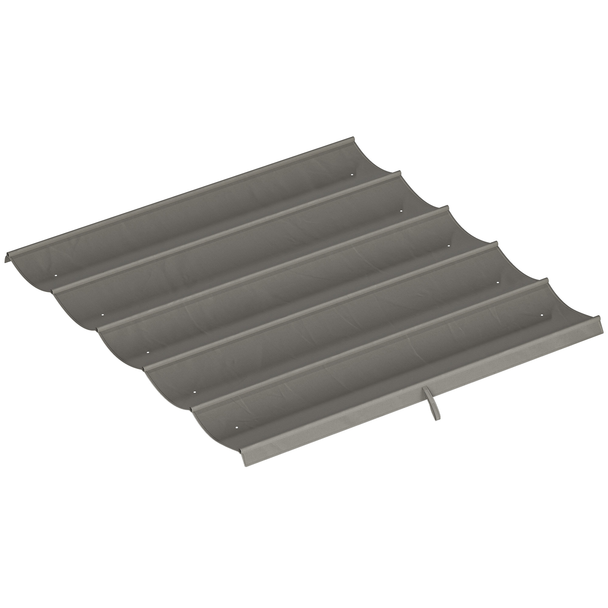 Ersatzdach Für Pavillons Polyester Homaire 250x255 Cm - Hellgrau