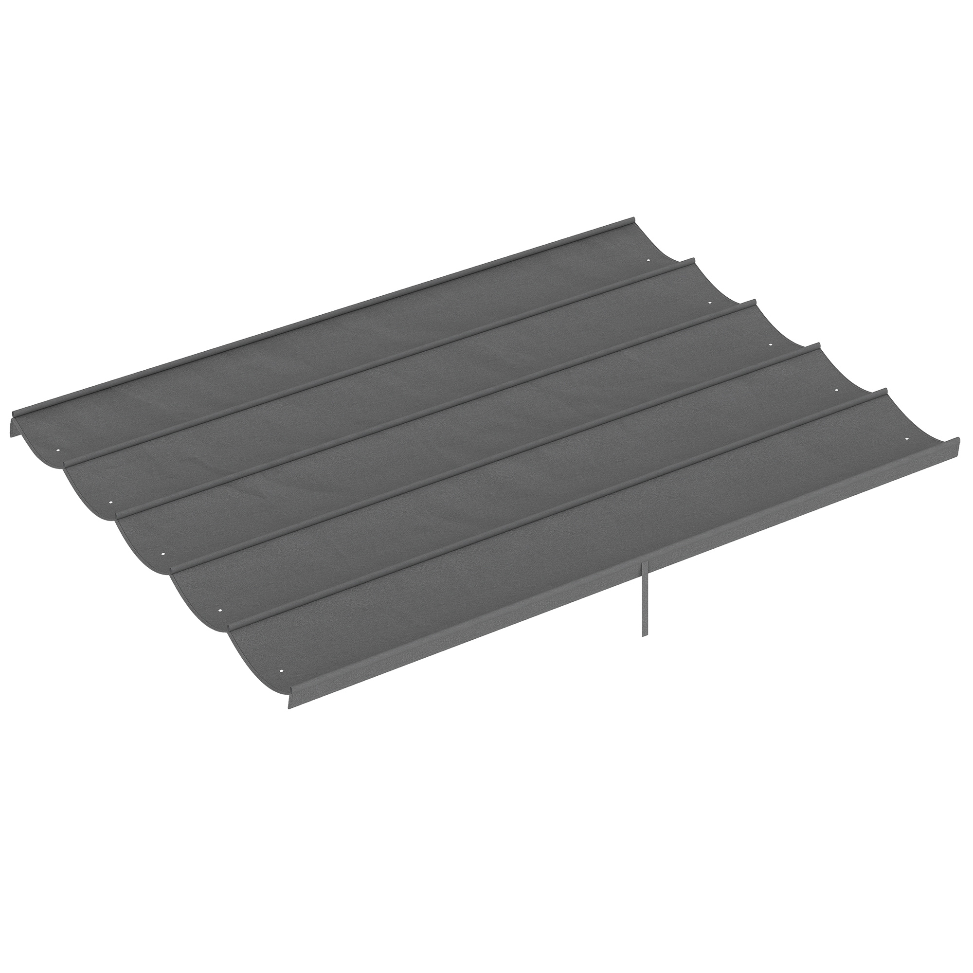 Ersatzdach Für Pavillons Polyester Homaire 350x260x6 Cm Hellgrau