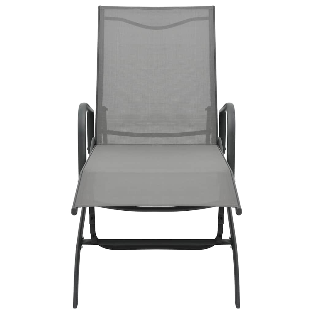 Maison Exclusive - Sonnenliege Stahl Und Textilene