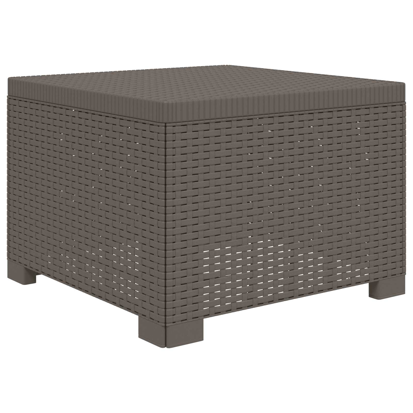 Maison Exclusive - 1-sitzer Garten-sofa Rattan-look Pp Hellgrau