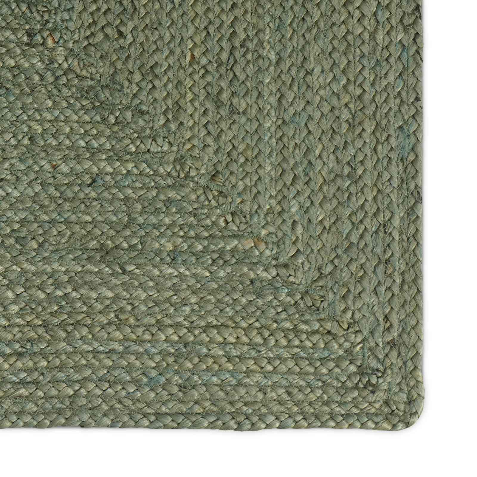 Maison Exclusive - Bereichsteppich Olivgrün 60 X 200 Cm Jute