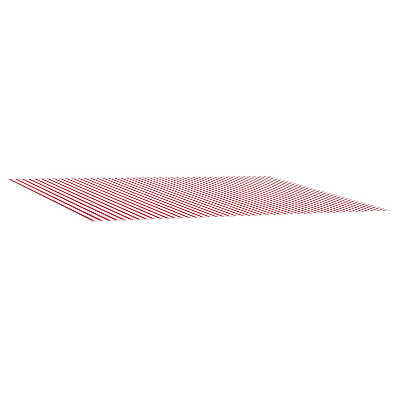Maison Exclusive - Markisenersatzstoff Rot Und Weiß 400 X 350 Cm