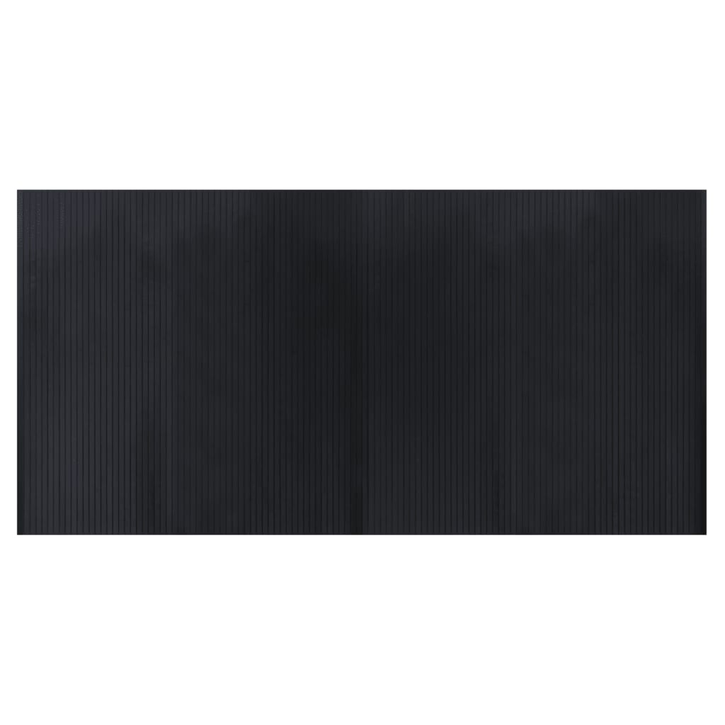 Maison Exclusive - Teppich Rechteckig Schwarz 100x200 Cm Bambus