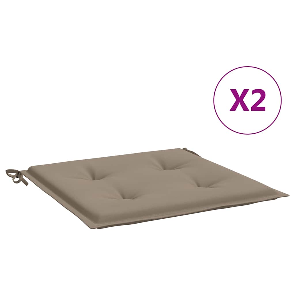 Maison Exclusive - Gartenstuhl-kissen 2 Stk. Taupe 50x50x3 Cm Oxf
