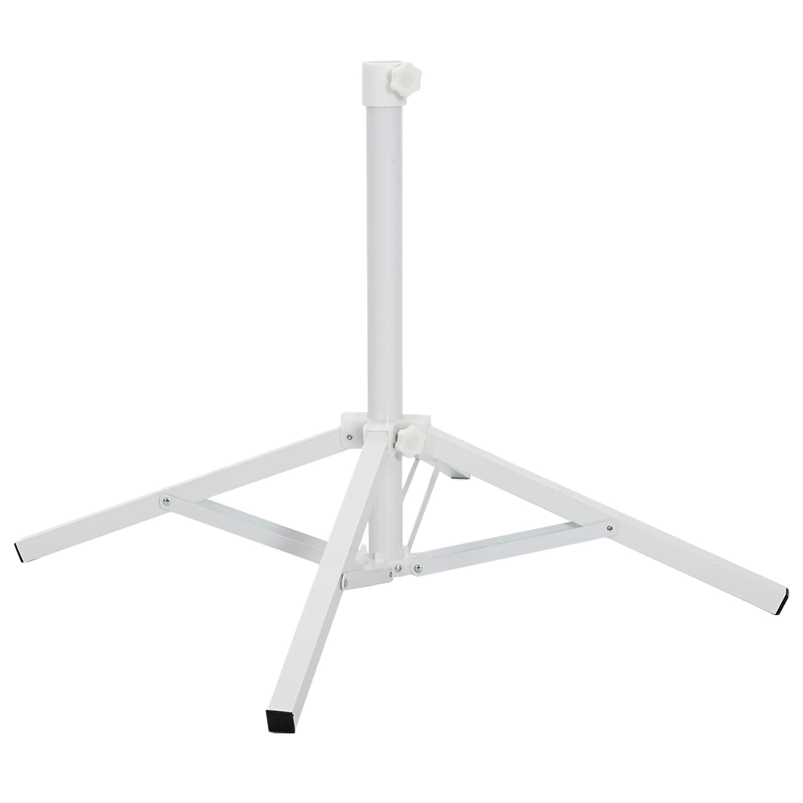 Maison Exclusive - Sonnenschirmständer Weiß Stahl Für 25-32 Mm Ma