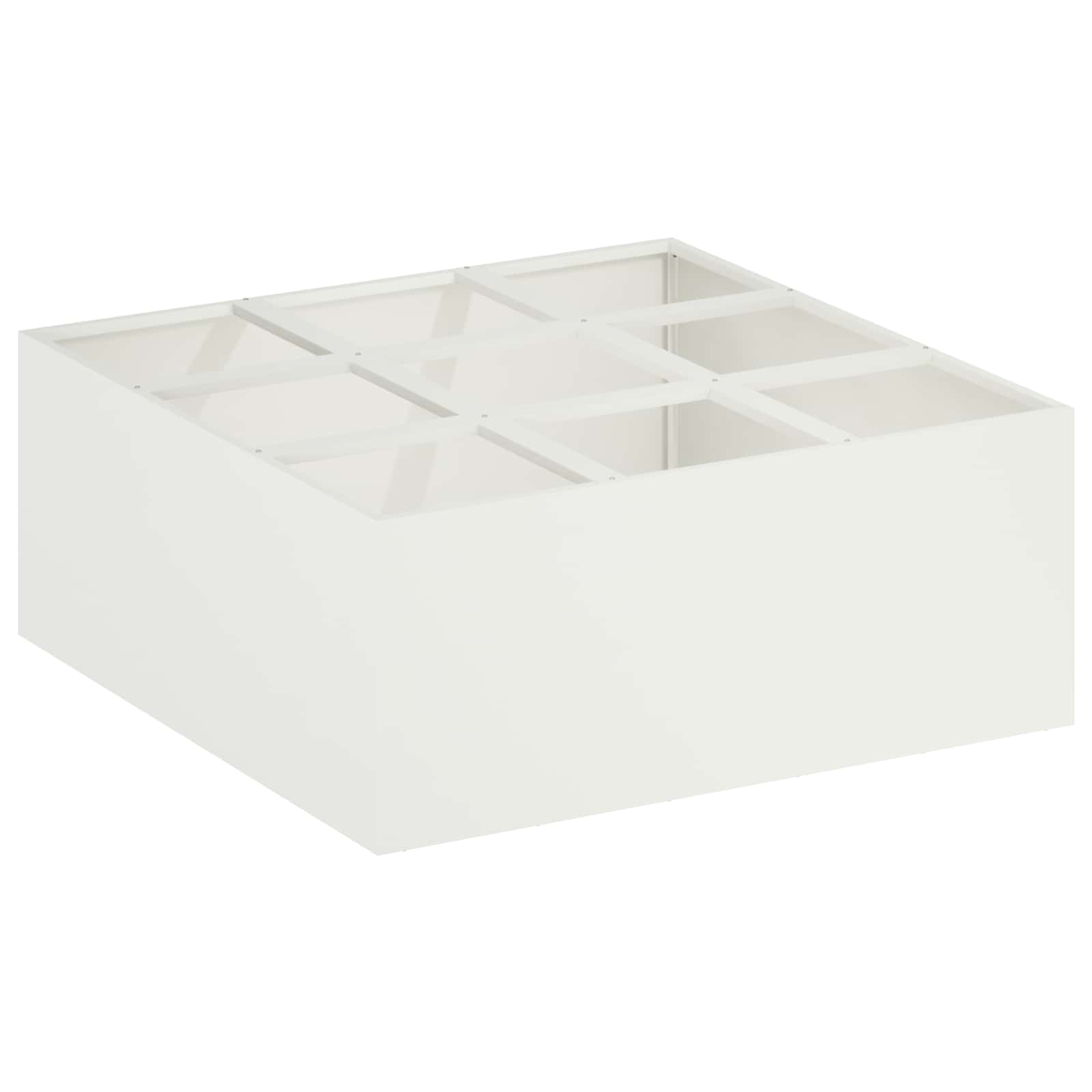 Maison Exclusive - Garten-pflanzgefäß Weiß 100 X 100 X 30 Cm Kalt