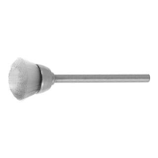 Lessmann Miniatur-Topfbürste Nylon 0,15 mm, Bürsten-⌀ 15 mm