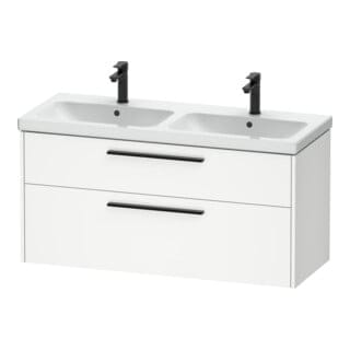 Duravit Waschtischunterschrank D-Code 118,4x55,5x46cm, 2 L, S, we. ma, Gr. sw