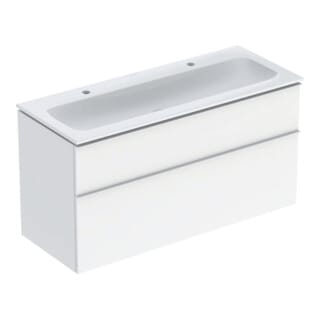 Geberit Möbel-Waschtischset iCon 120x63x48cm, w/KT, we. hochgl., Gr. vc
