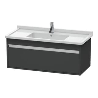 Duravit Waschtischunterschrank Ketho 100x45,5cm, graph ma, 1 Ausz., wandhängend