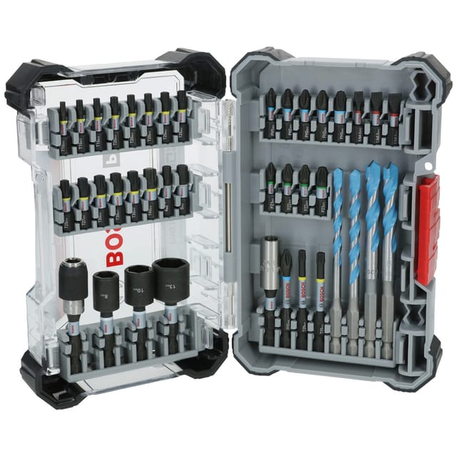 Bosch PRO Impact Schrauberbits und Multi Construction Bohrer Set, 40-tlg.