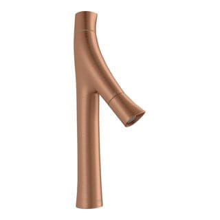 hansgrohe Zwei-Griff-Waschtischarmatur 170 Axor Starck Organic A 116mm, unver Abl.garn, brush. r gol