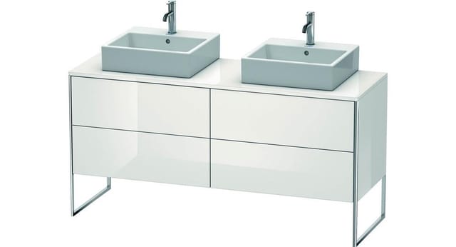 Duravit Waschtischunterschrank XSquare 160x54,8x77,8cm, 4 Ausz., steh., we hgl