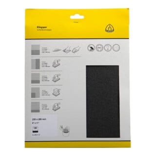 Klingspor PS 11 C Bogen wasserfest, 230 x 280 mm Korn 180, SB-verpackt im Reiter
