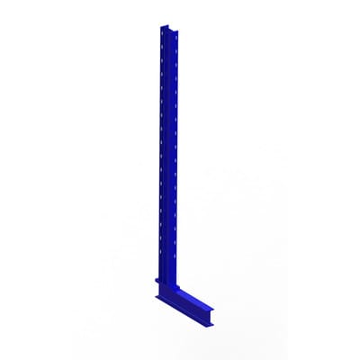 Meta Kragarmregal Ständer IPE 120 einseitig 2000 x 400 mm Enzianblau Multistrong L