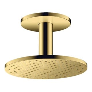 hansgrohe Kopfbrause 250 1jet Axor mit Deckenanschluss, polished gold optic