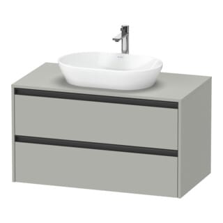 Duravit Waschtischunterschrank Ketho.2 100x55cm, bg m, Pl m 1 Ausschn, wandhängend