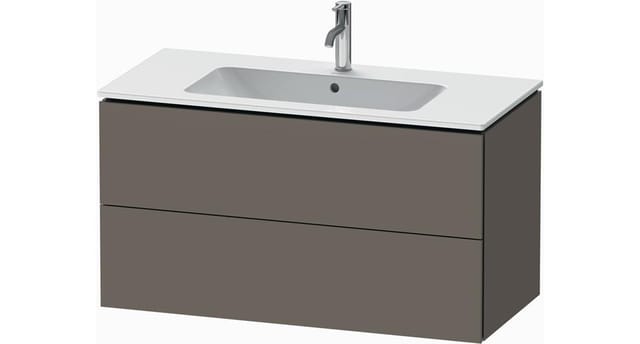 Duravit Waschtischunterschrank L-Cube 102x48,1cm, f Gr s-matt, 2 Schub., wandhängend
