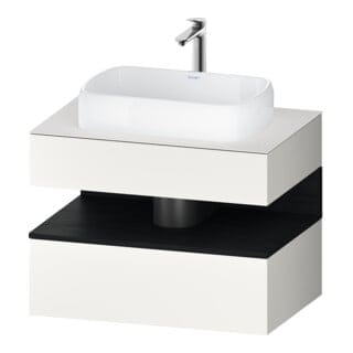 Duravit Waschtischunterschrank Qatego 80x55x60cm, E sw/we m, Pl, 1 Schubkast.