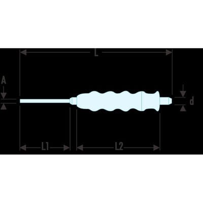 Facom Körner mit Handgriff Spitze 10 mm