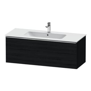 Duravit Waschtischunterschrank D-Neo 121x46,2cm, chr/Eiche sw, 1 Ausz., wandhängend