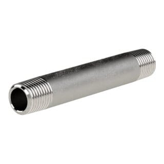 Riegler Rohrdoppelnippel 23, AG/AG, R 3/4, Länge 80,0 mm