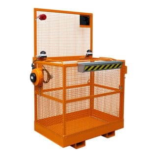 Bauer Südlohn Arbeitsbühne MB-ST/T, lackiert, Gelborange