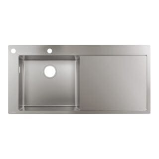 hansgrohe Einbauspüle 450 S718-F450 1025x490mm, 1 Beck. li, Tropffl re, ES