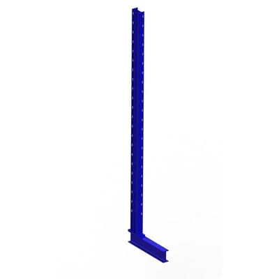 Meta Kragarmregal Ständer IPE 120 einseitig 2500 x 400 mm Enzianblau Multistrong L