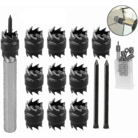 13-teiliges 3/8"-doppelseiten-rotationsbohrer-set Zum Schneiden Und Entfernen Von Punktschweißungen