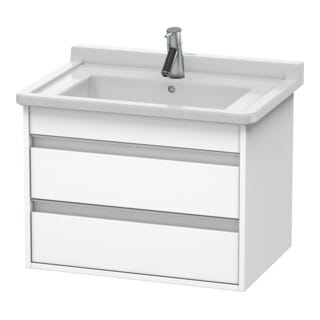 Duravit Waschtischunterschrank Ketho 65x45,5cm, we ma, 2 Schubk., wandhängend