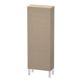 Duravit Halbhochschrank L-Cube 50x24,3x132cm, Tür rechts, leinen
