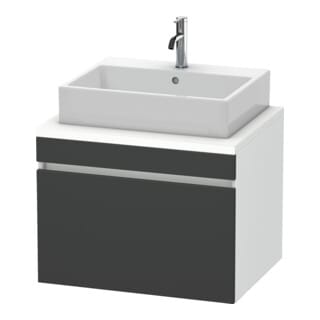 Duravit Waschtischunterschrank DuraStyle 70x54,8cm, gra m/we ma, f Kons, 1 Ausz.
