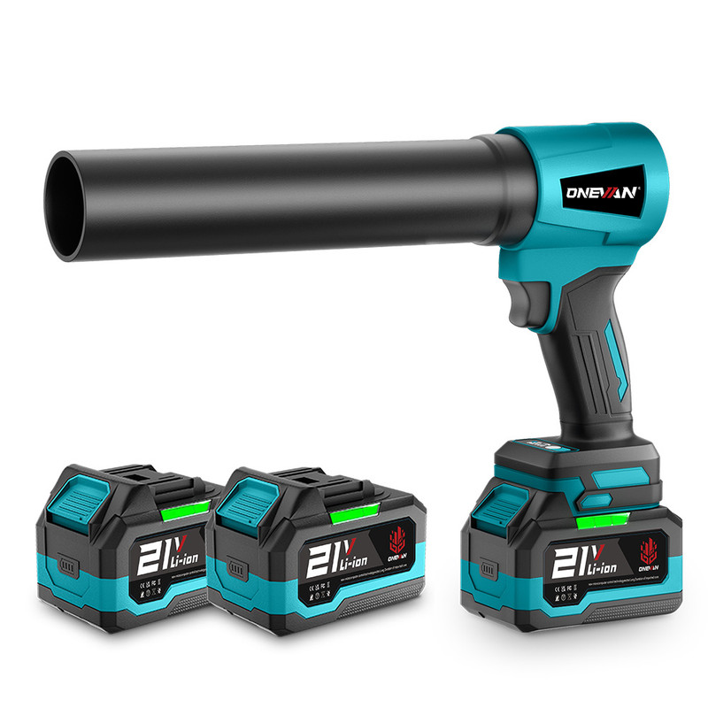 Akku-laubbläser Mit 1500 W Leistung, 180 M/s Blasgeschwindigkeit, 2 Kg Blasleistung – 2 X 5,5-ah-akkus Und Ladegerät