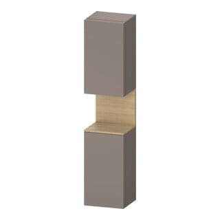 Duravit Hochschrank Qatego 40x36x1760cm, 2 T, B, An re, Ei nat/b ma