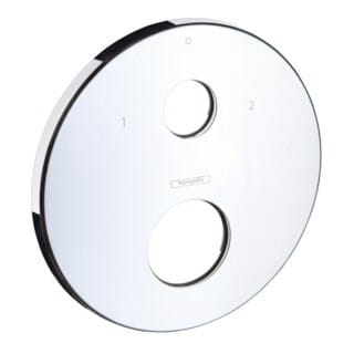hansgrohe Rosette Axor Thermostatmischer UP m.Absperr-u.Umstellventil d: 170mm chrom