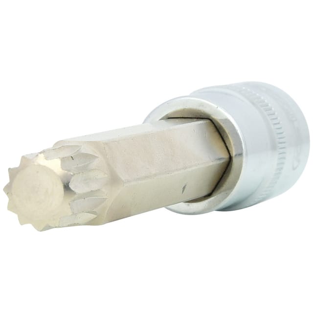 KS Tools 1/2" CHROMEplus Bit-Stecknuss XZN, lang, M14