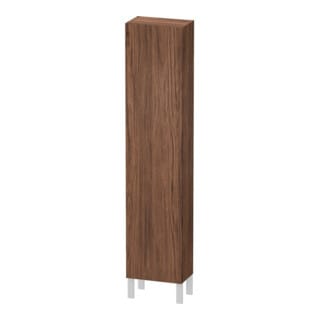 Duravit Hochschrank L-Cube 40x24,3x176cm, Tür li, nussbaum dunkel