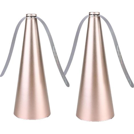 Anti-mücken-ventilator, 2 Stück Insektenschutzflügel, Mückenschutzventilator Zum Schutz Von Fliegen Und Insekten Vor Lebensmitteln, Für Mahlzeiten Zu Hause, Picknicks Und Grillabende (gold)