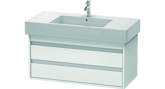 Duravit Waschtischunterschrank Ketho 100x45,5cm, we ma, 2 Schubk., wandhängend