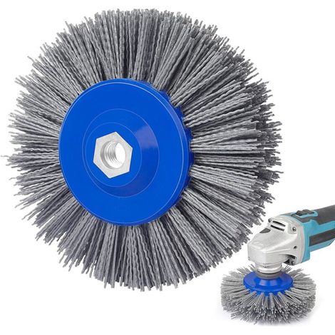 Schleifbürste (körnung 120, 150 Mm), Nylonbürste, Metallbürste, Polierbürste Für Satinierpoliermaschine, M14-borstenbürste