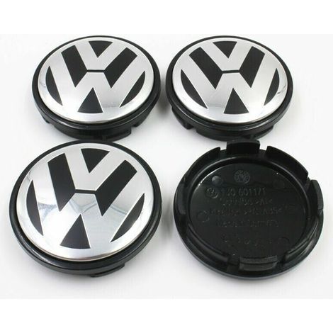 Lot De 4 Cache-moyeux D’origine Pour Jantes Aluminium，65mm