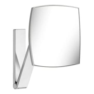 Keuco Kosmetikspiegel iLook_move 200x200mm, unbel., Schwenk., alu./finish