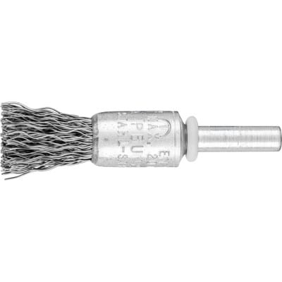PFERD TOOLS Pinselbürste ungezopft PBU Ø13 mm Schaft-Ø6 mm Stahl-Draht-Ø0,35